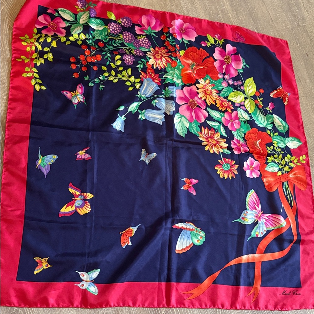 Mark Cross Silk Scarf